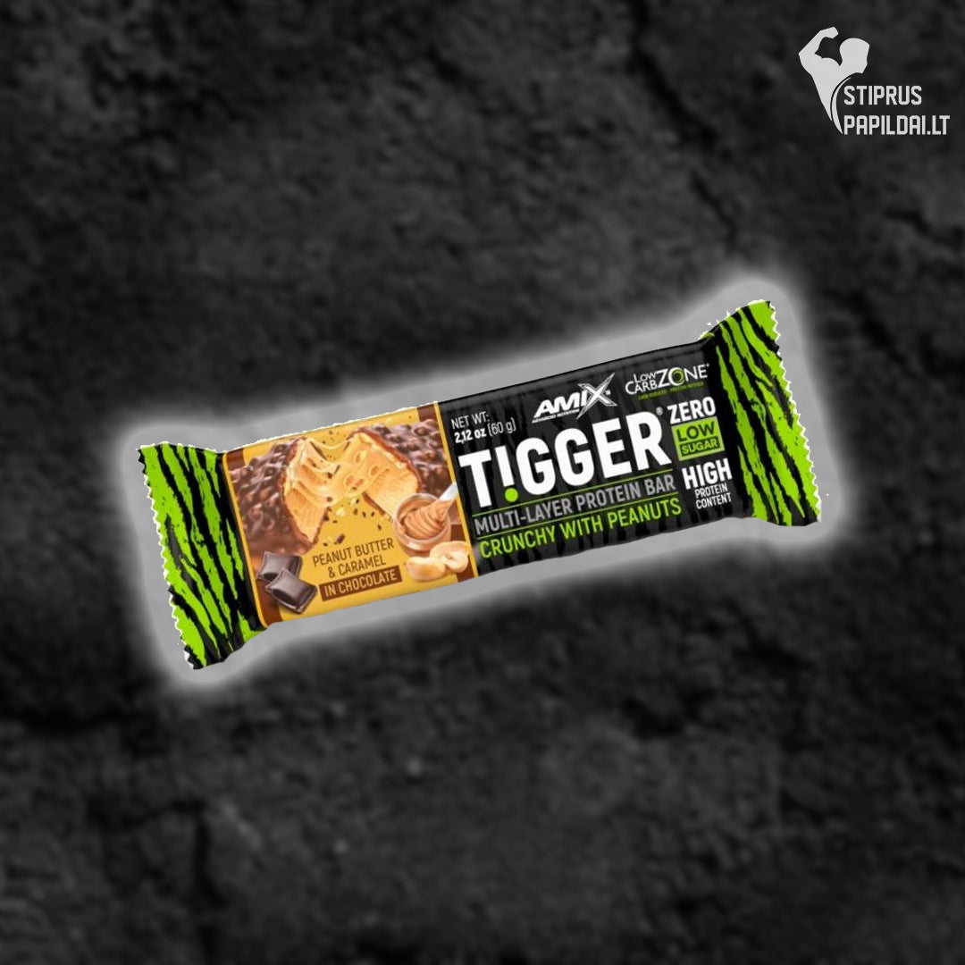 AMIX TIGGER ZERO BAR BALTYMINIS BATONĖLIS 60g