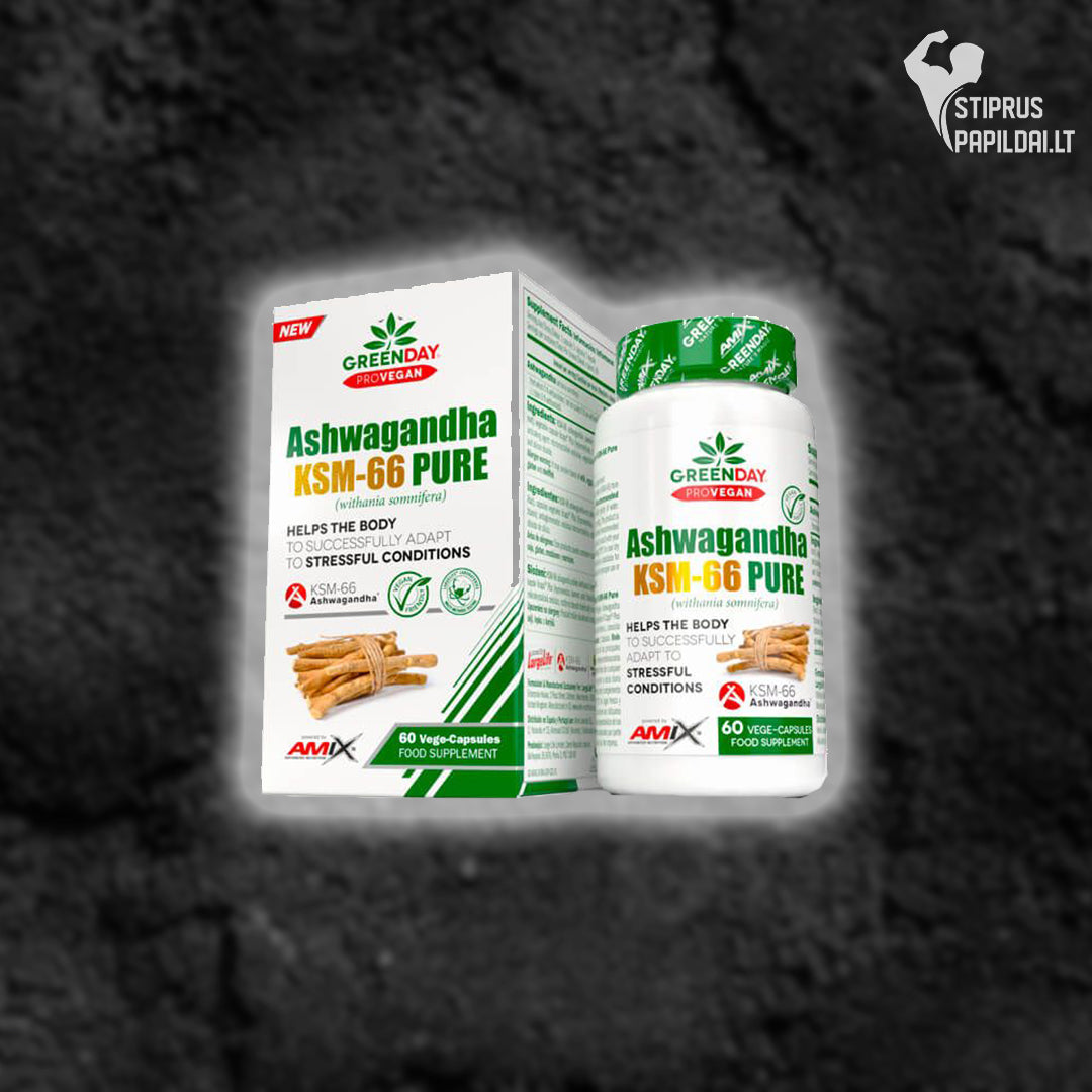 AMIX GreenDay Ashwagandha KSM-66 Pure 60kaps